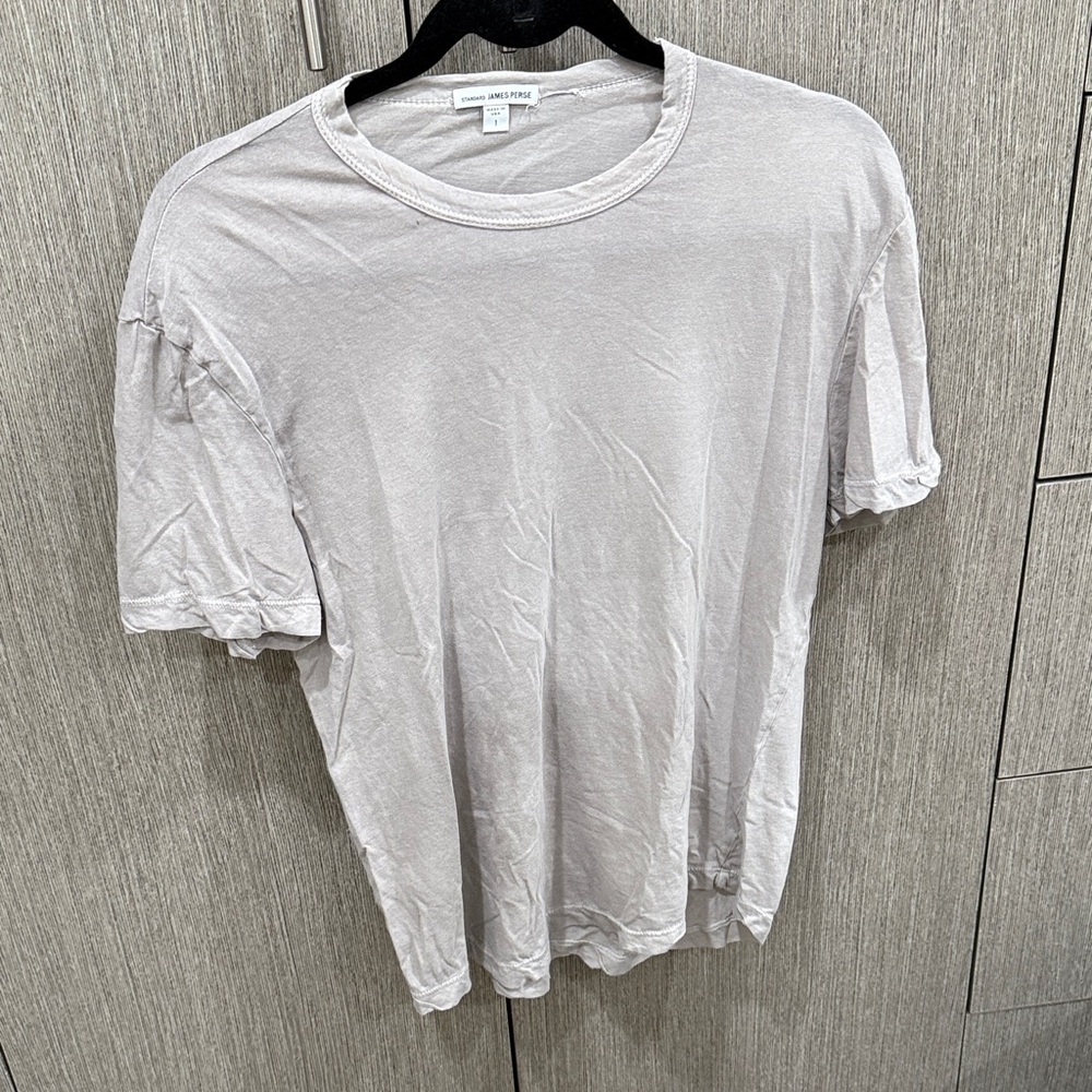 James Perse Casual Gray T-Shirt